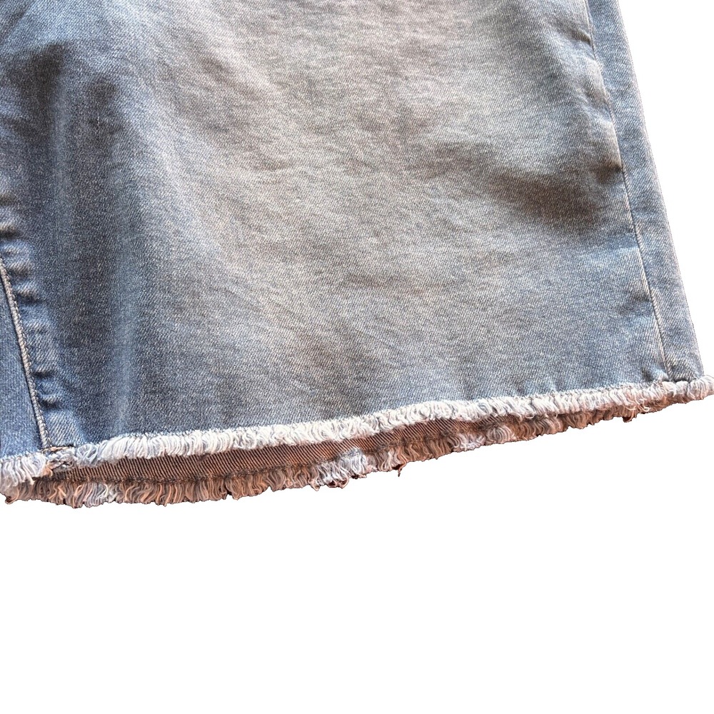 NYDJ Women's Quinta Boyfriend Shorts Frayed 22 22W Lift Tuck Stretch Mom Jeans - Picture 4 of 14
